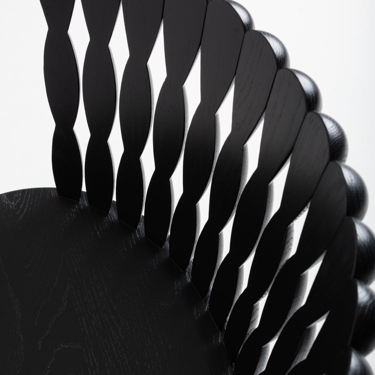 Spira Lounge Chair Black Pigmented Oak