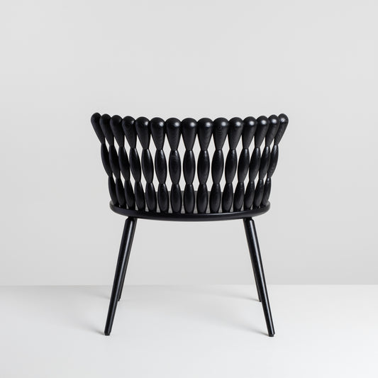 Spira Lounge Chair Black Pigmented Oak