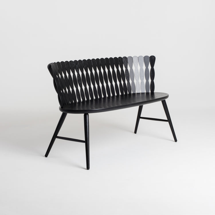 Spira Sofa Black Pigmented Oak