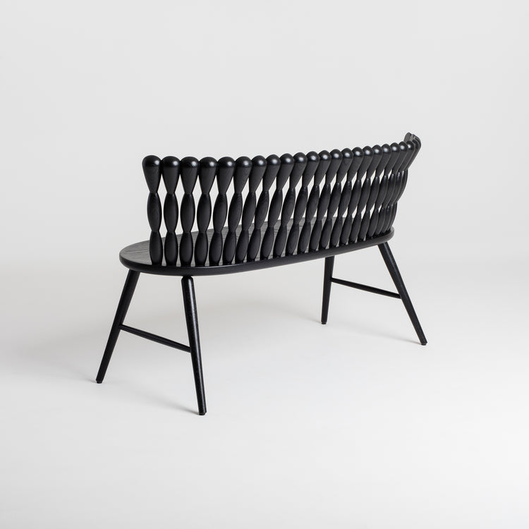 Spira Sofa Black Pigmented Oak