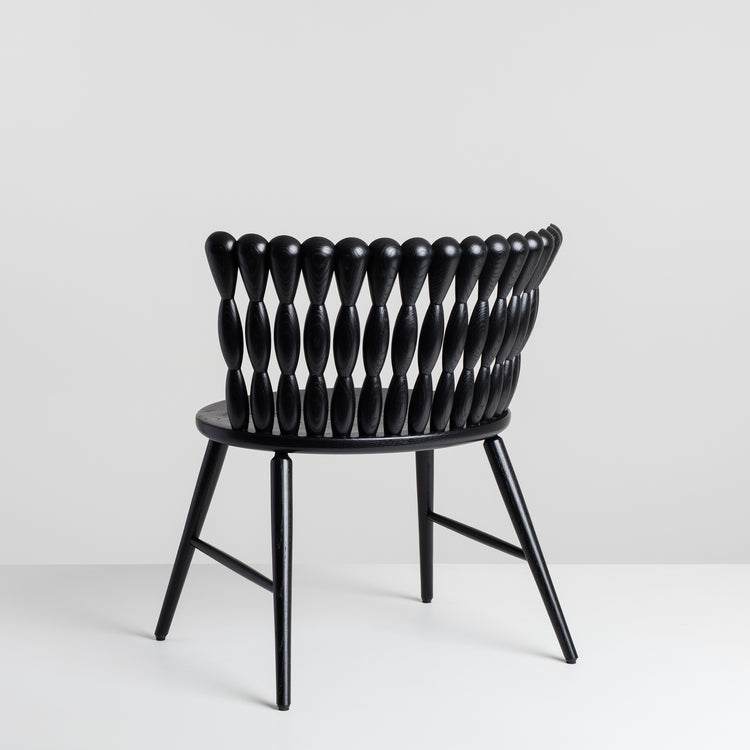 Spira Lounge Chair Black Pigmented Oak