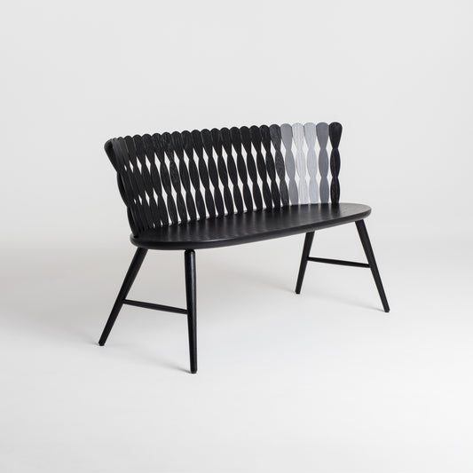 Spira Sofa Black Pigmented Oak